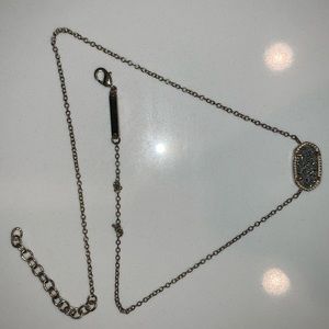 Gold & Gray Elisa Pendant Necklace